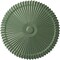 Ekena Millwork Shakuras Ceiling Medallion (Fits Canopies up to 5"), Hand-Painted Athenian Green, 24"OD x 3"P CM24SHAGF - alternate 1